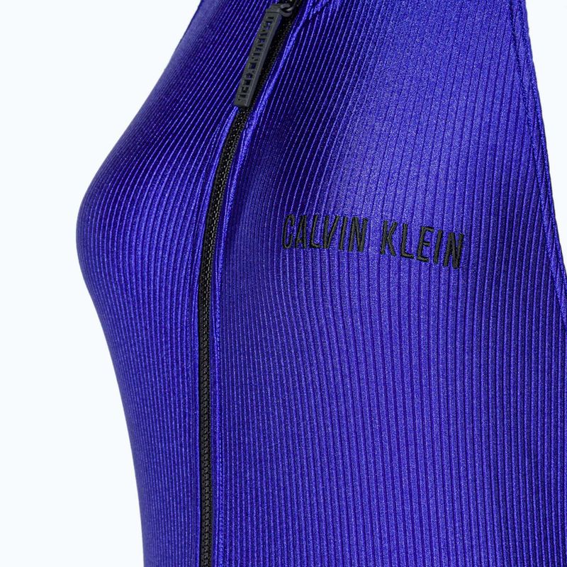 Strój kąpielowy jednoczęściowy damski Calvin Klein Racerback One Piece midnight lagoon 3