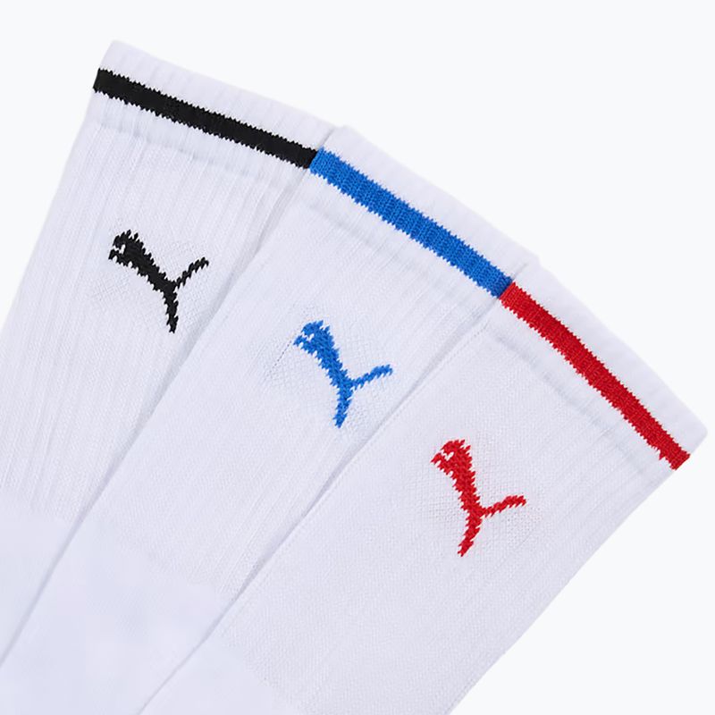 Skarpety PUMA Sport Crew Stripe 3 pary white 2