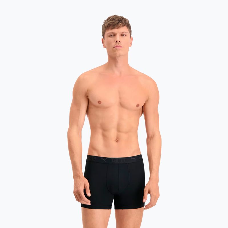 Bokserki męskie PUMA Sport Microfiber 2 pary black 3