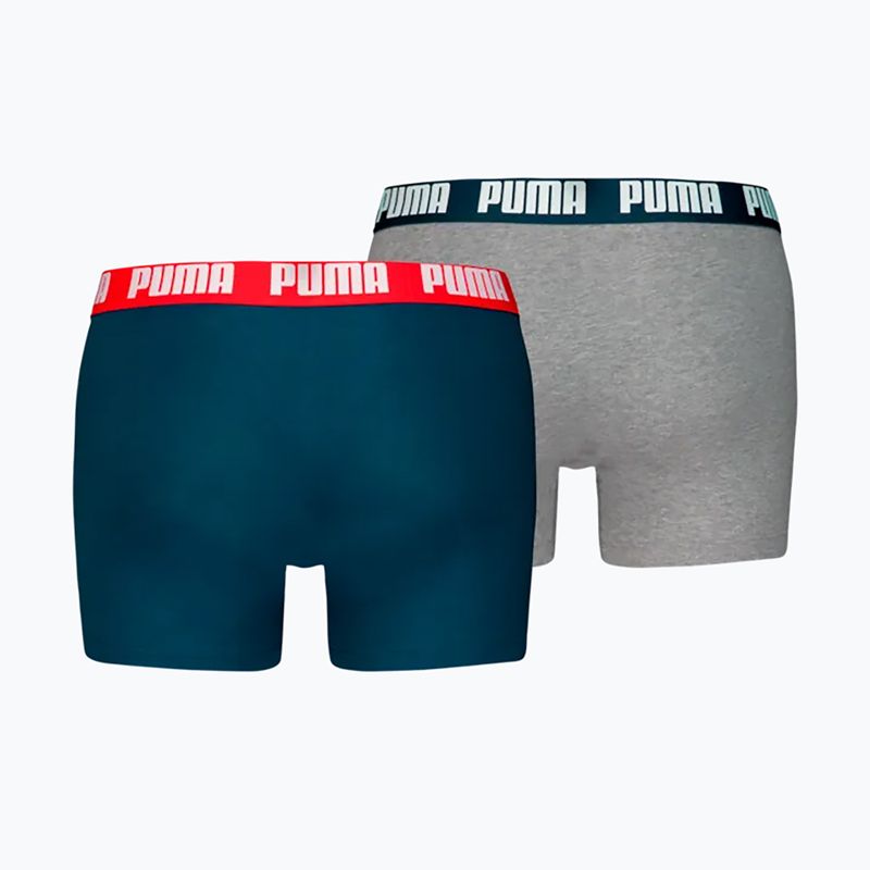 Bokserki męskie PUMA Everyday Basic 2 pary navy/grey 2