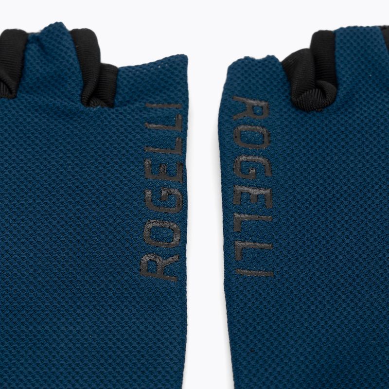 Rękawiczki rowerowe męskie Rogelli Core navy 4