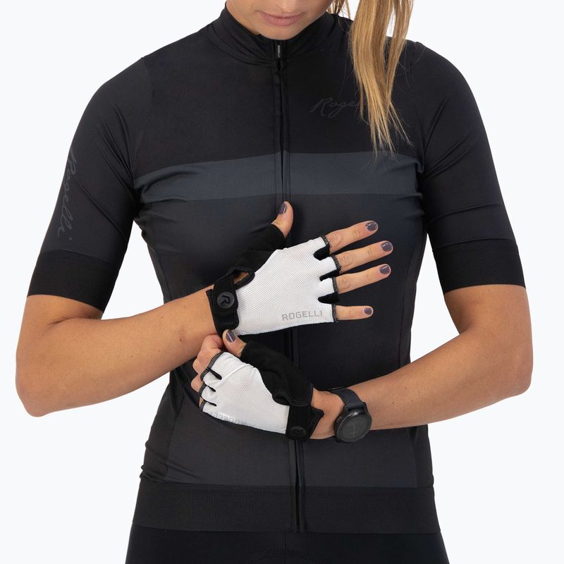 Rękawiczki rowerowe damskie Rogelli Core W white 7