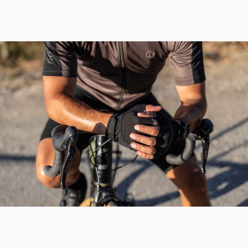Rękawiczki rowerowe męskie Rogelli Essential black 4