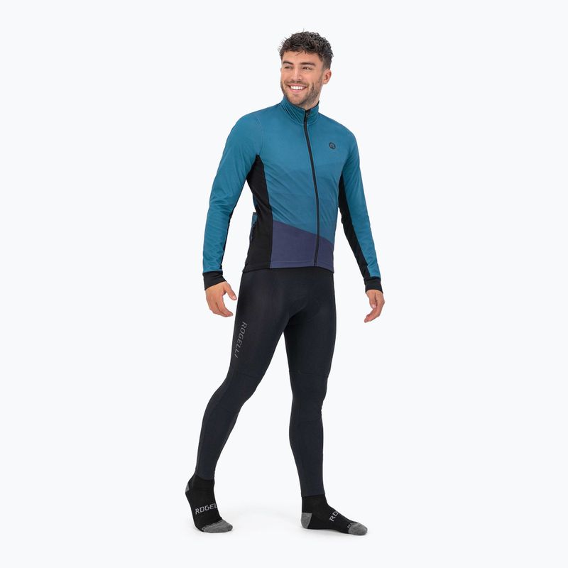 Kurtka rowerowa męska Rogelli Tarax Winter Jacket blue 2