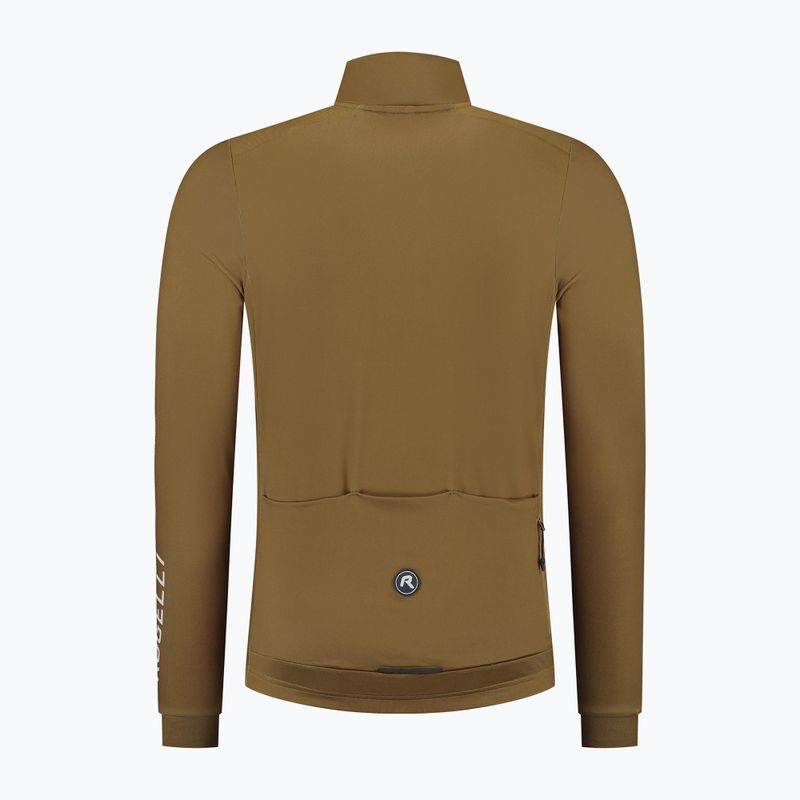 Longsleeve rowerowy męski Rogelli Mono brown 5