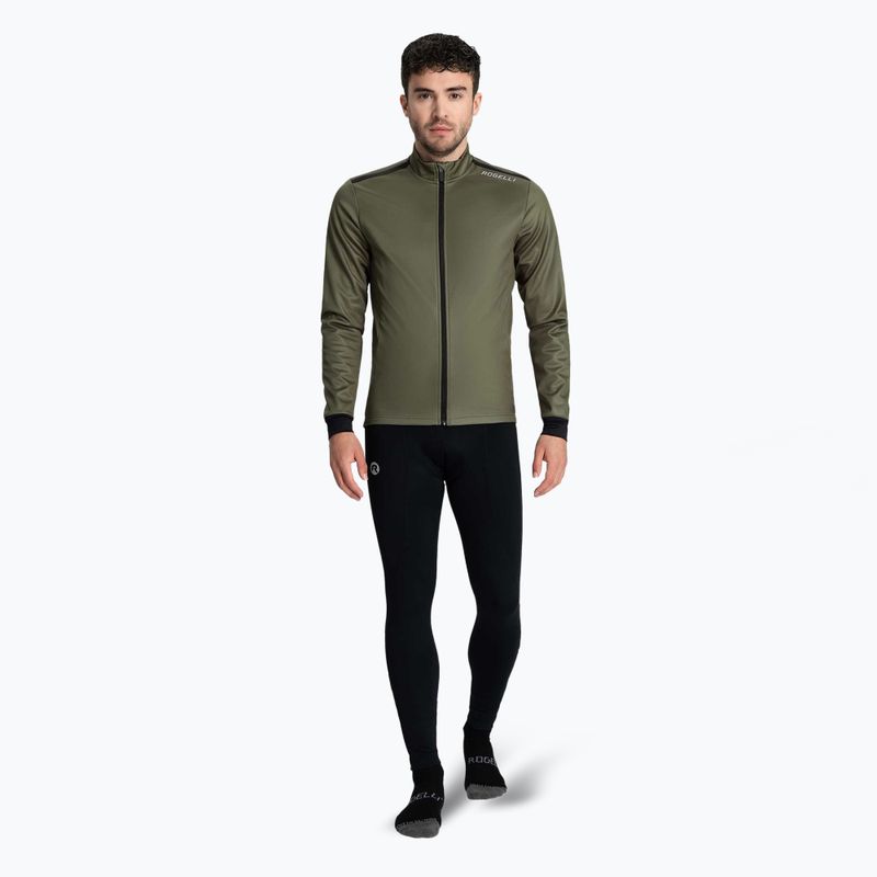 Kurtka rowerowa męska Rogelli Core Winter green 2