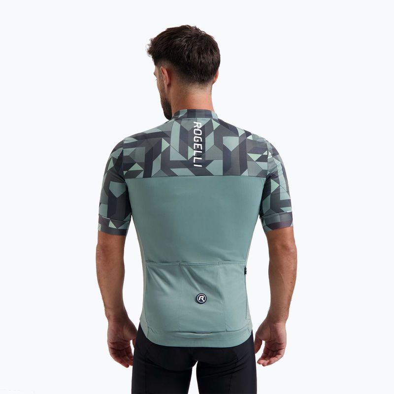 Koszulka rowerowa męska Rogelli Essential Graphic grey 2