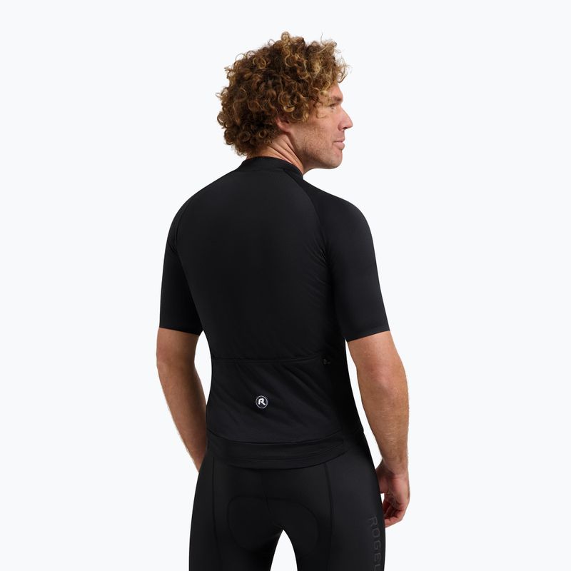 Koszulka rowerowa męska Rogelli Essential II black 2