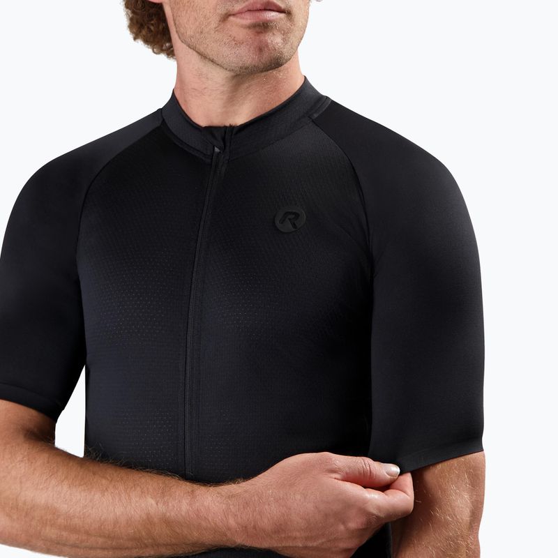 Koszulka rowerowa męska Rogelli Essential II black 4