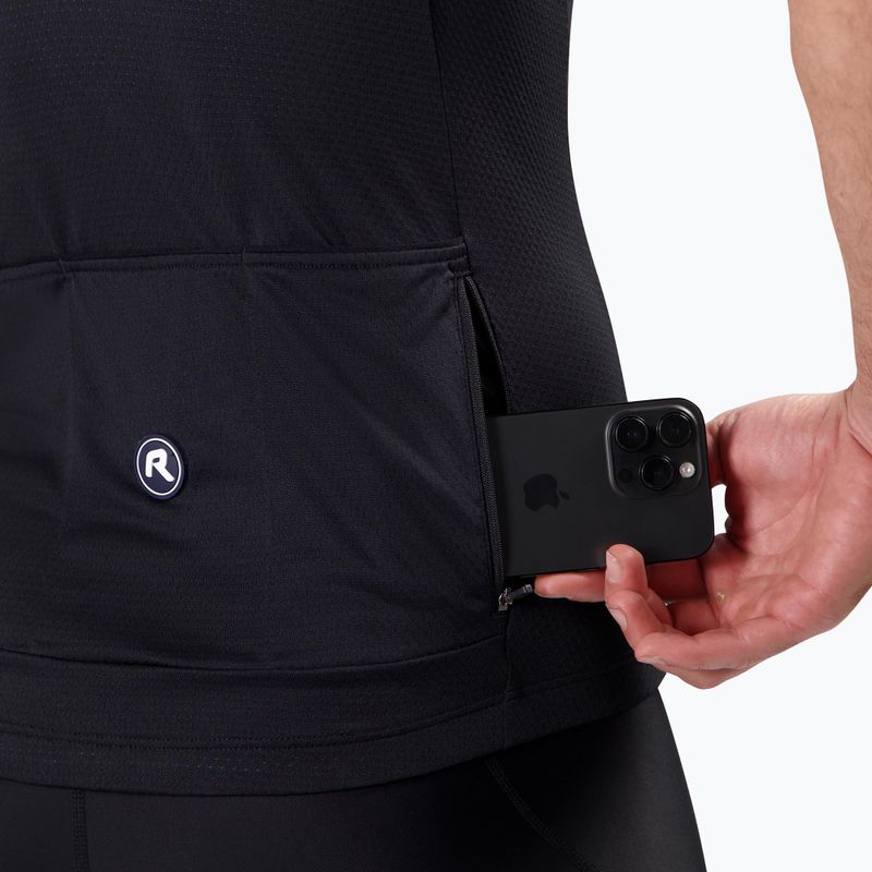 Koszulka rowerowa męska Rogelli Essential II black 5