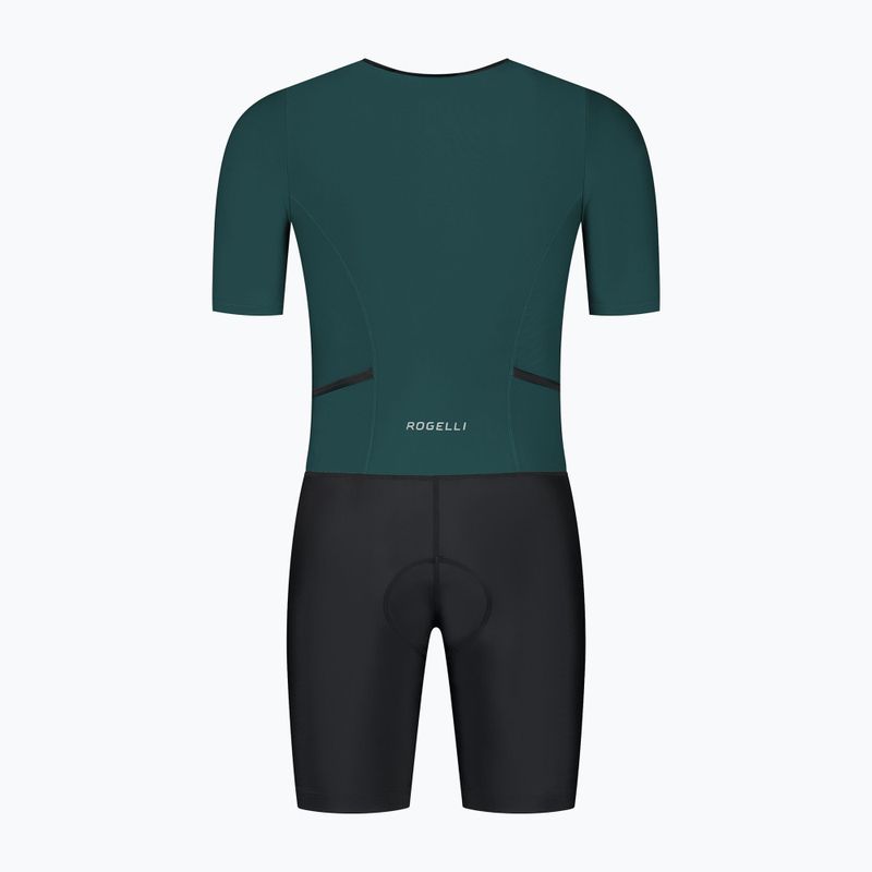 Kombinezon triathlonowy Rogelli Florida Tri Suit black/dark teal 2