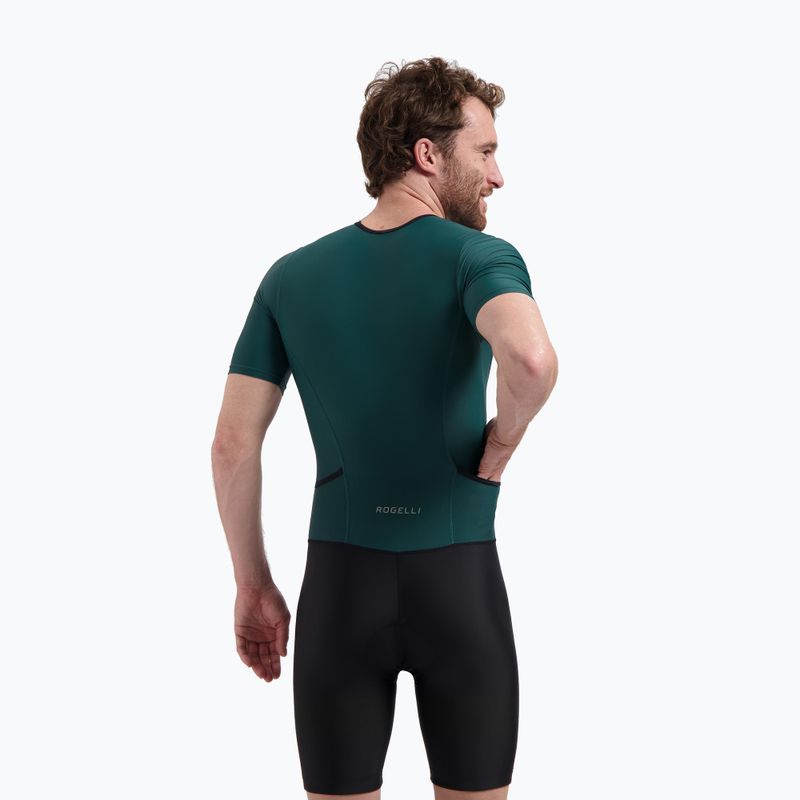 Kombinezon triathlonowy Rogelli Florida Tri Suit black/dark teal 4