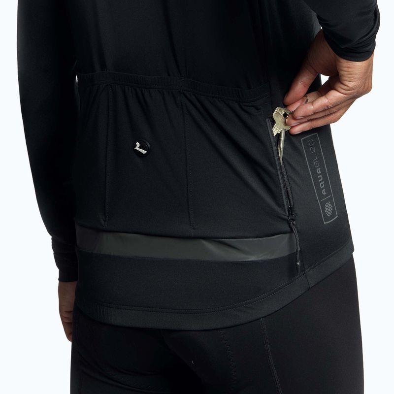 Longsleeve rowerowy męski Rogelli Essential Light black 4
