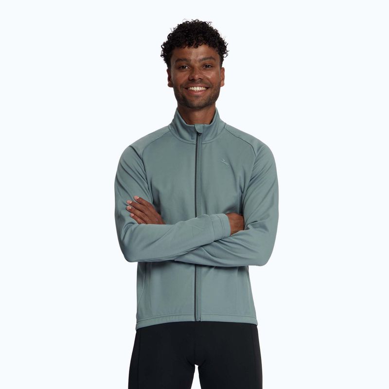 Kurtka rowerowa męska Rogelli Essential II Jacket grey