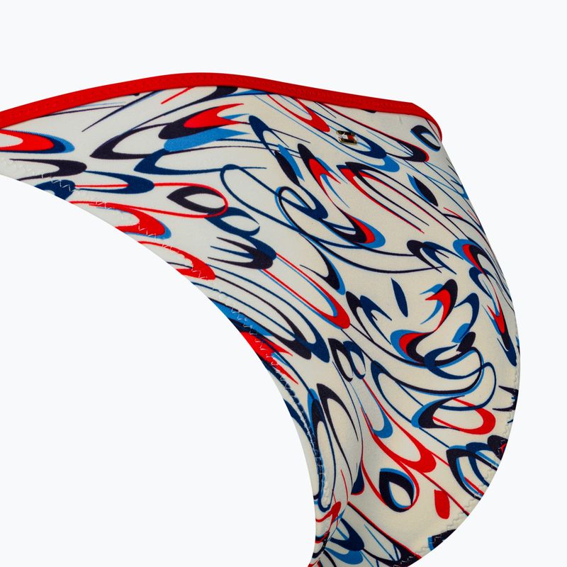 Dół od stroju kąpielowego Tommy Hilfiger Cheeky String Side Tie Print drops motion ecru 3