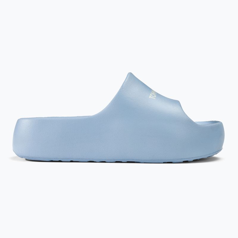Klapki damskie Tommy Jeans Chunky Flatform Slide westside blue 2