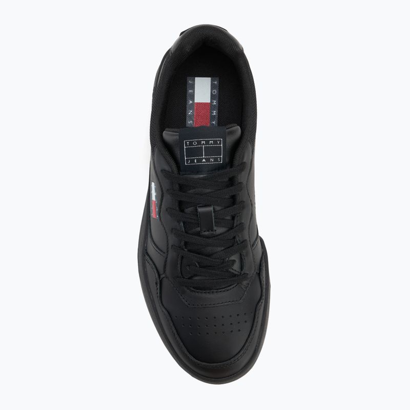 Buty męskie Tommy Jeans Cupsole Leather Ess black 5