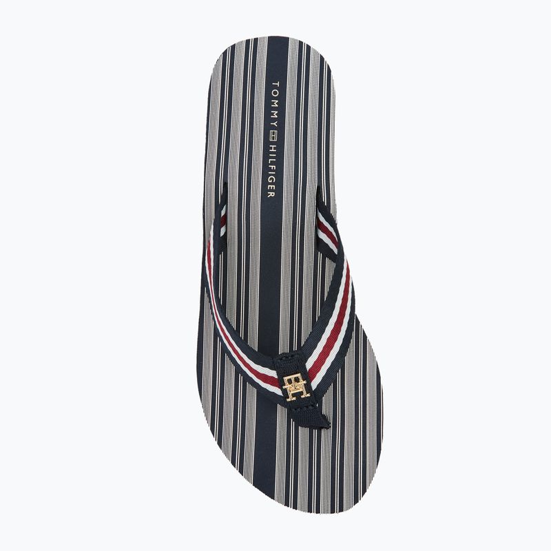 Japonki damskie Tommy Hilfiger Im Platform Beach Sandal rwb 5