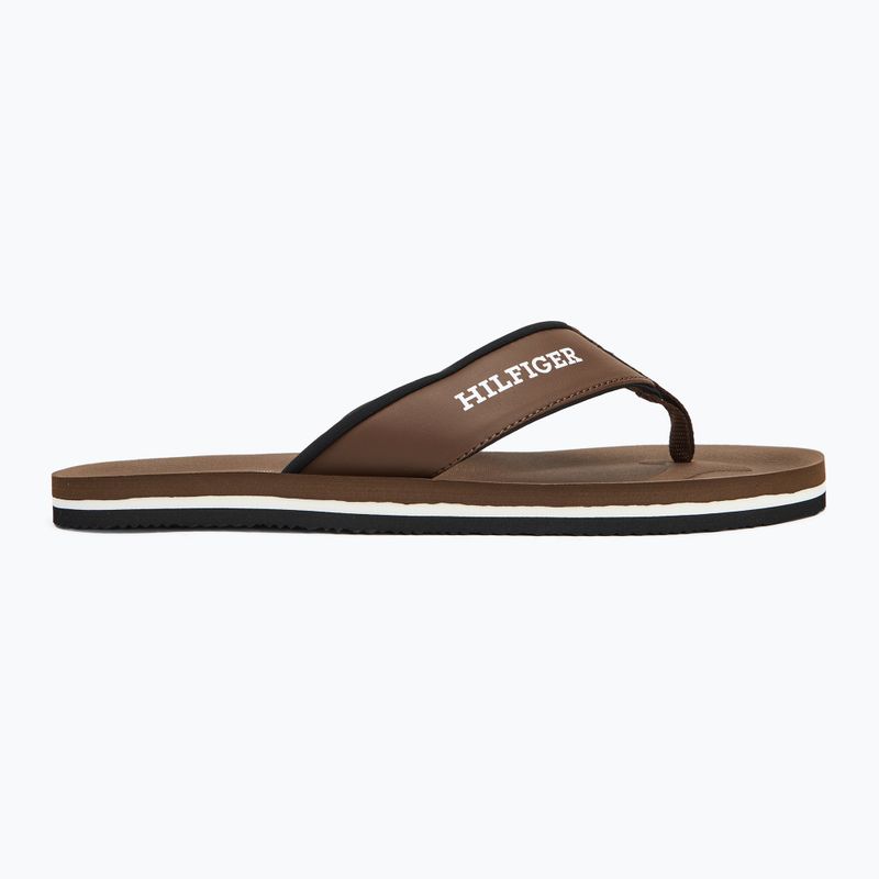 Japonki męskie Tommy Hilfiger Padded Comfort B Sandal legacy brown 2