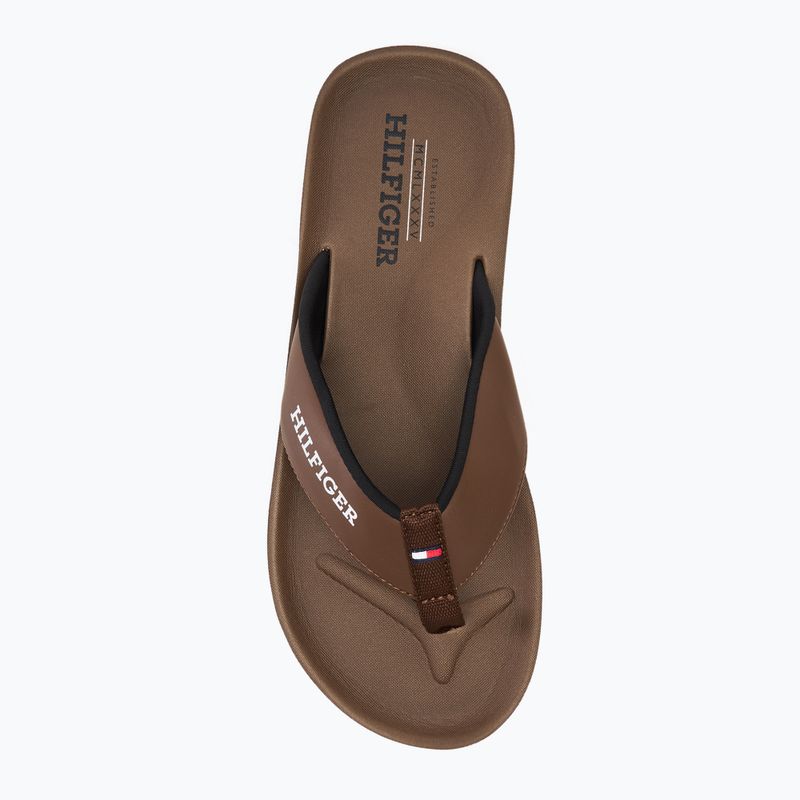 Japonki męskie Tommy Hilfiger Padded Comfort B Sandal legacy brown 5