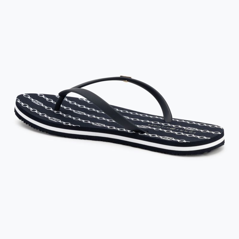 Japonki damskie Tommy Hilfiger Strap Beach Sandal space blue 3