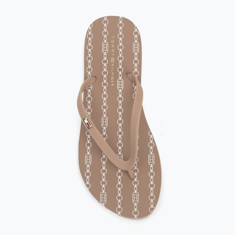 Japonki damskie Tommy Hilfiger Strap Beach Sandal claystone 5