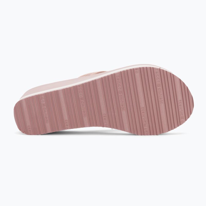 Japonki damskie Tommy Hilfiger Stripes Wedge Beach Sandal foggy pink 4