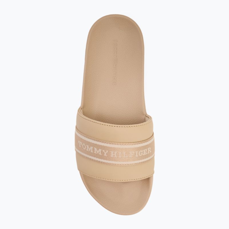 Klapki damskie Tommy Hilfiger Poolside With Webbing horseradish 5