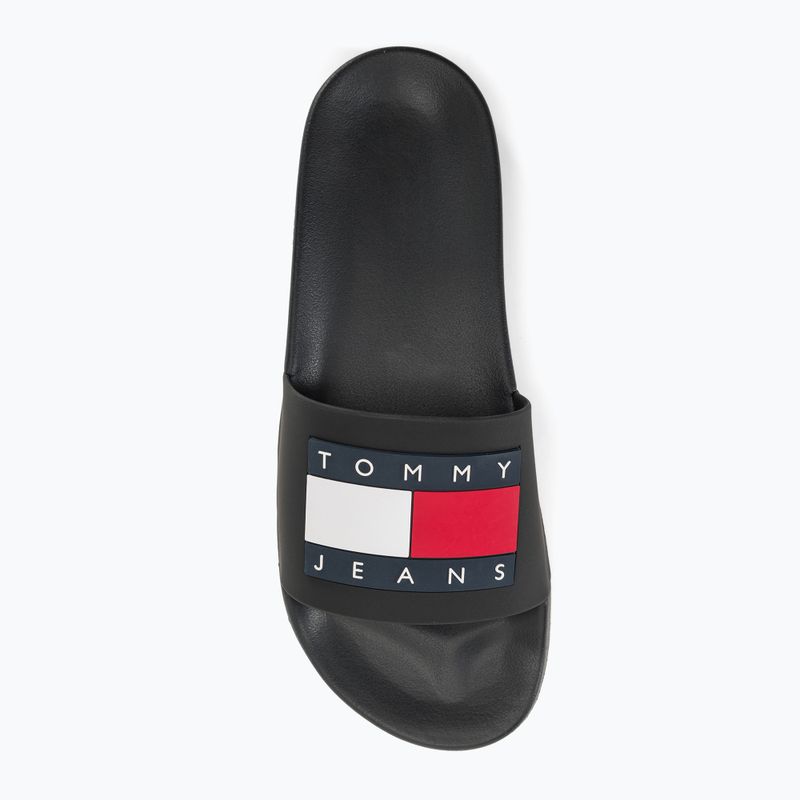 Klapki damskie Tommy Jeans Flag Pool Slide Ess black 6