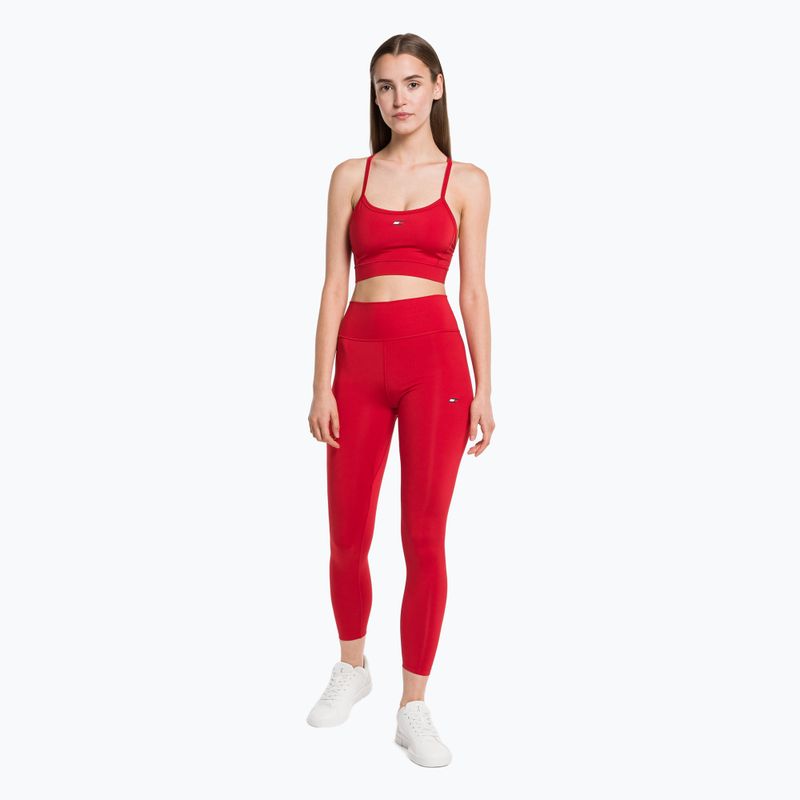 Biustonosz treningowy Tommy Hilfiger Essentials Low Int red 2