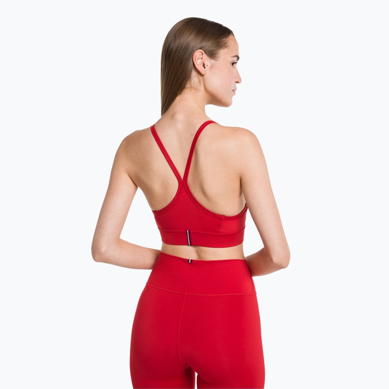 Biustonosz treningowy Tommy Hilfiger Essentials Low Int red 3