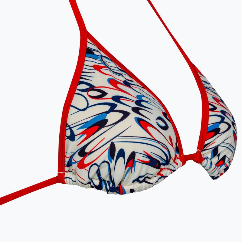 Góra od stroju kąpielowego Tommy Hilfiger Triangle Rp Print drops motion ecru 3