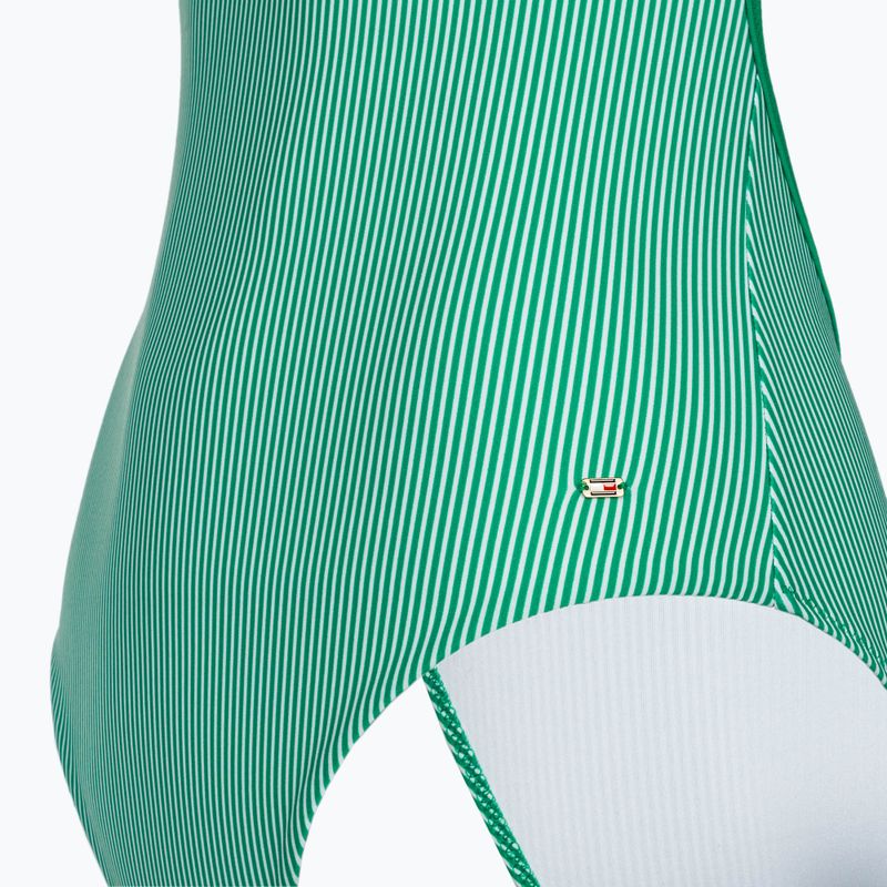 Strój kąpielowy jednoczęściowy damski Tommy Hilfiger Straight Neck Print ithaca olimpic green 3