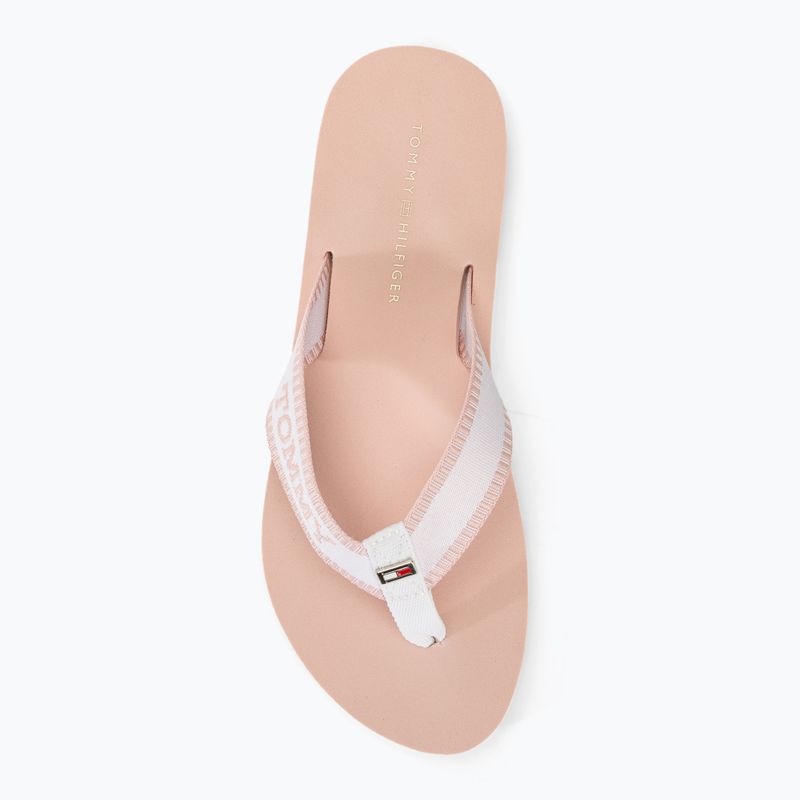 Japonki damskie Tommy Hilfiger Webbing Pool Slide ecru/whimsy pink 6