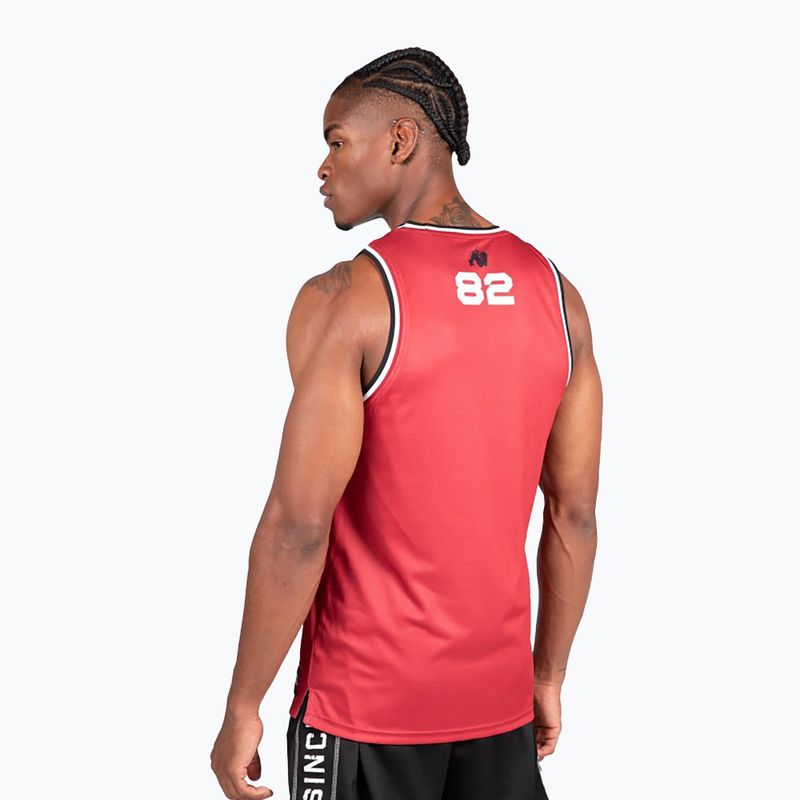 Koszulka treningowa męska Gorilla Wear Keene red/black 4