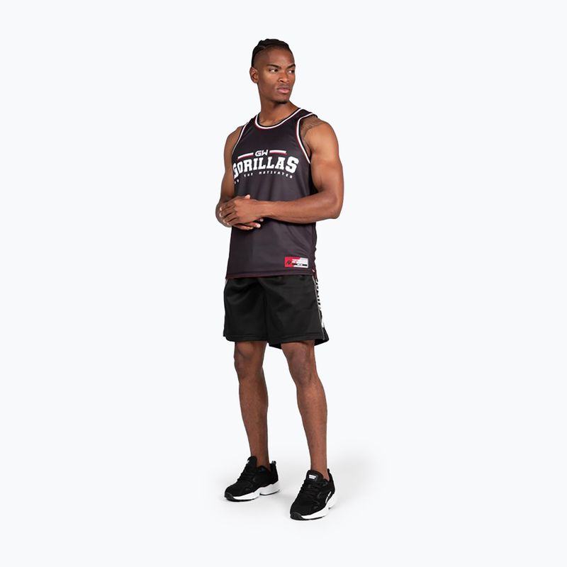 Koszulka treningowa męska Gorilla Wear Keene red/black 8