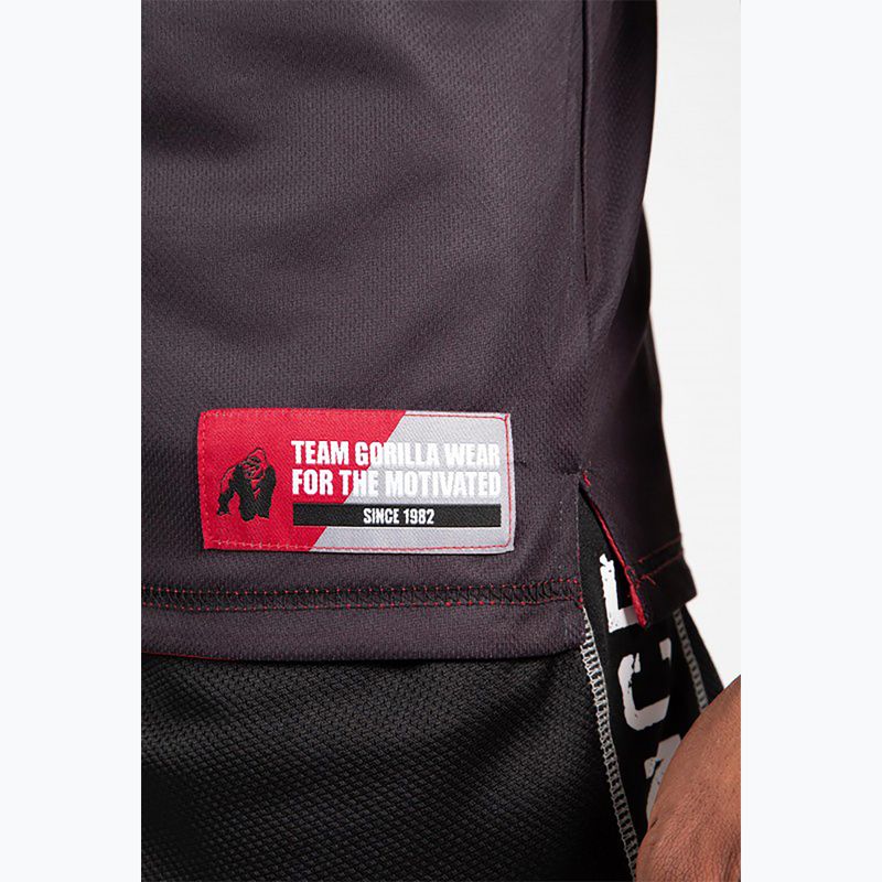Koszulka treningowa męska Gorilla Wear Keene red/black 10