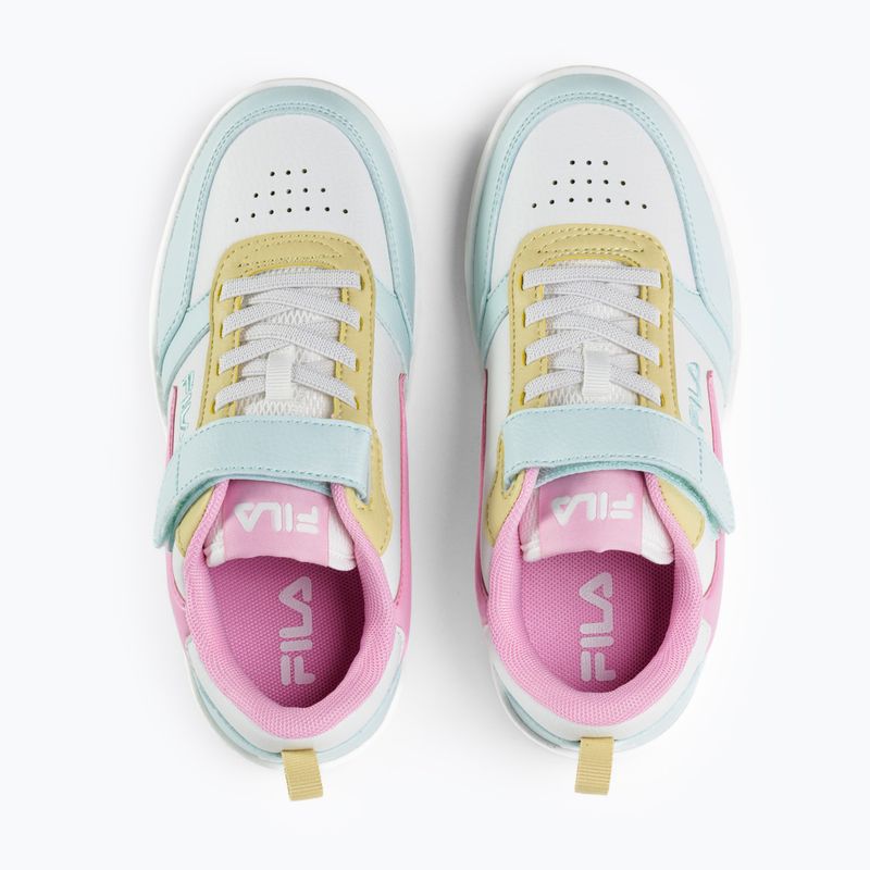 Buty dziecięce FILA Rega Nf Velcro soothing sea/prism pink 12