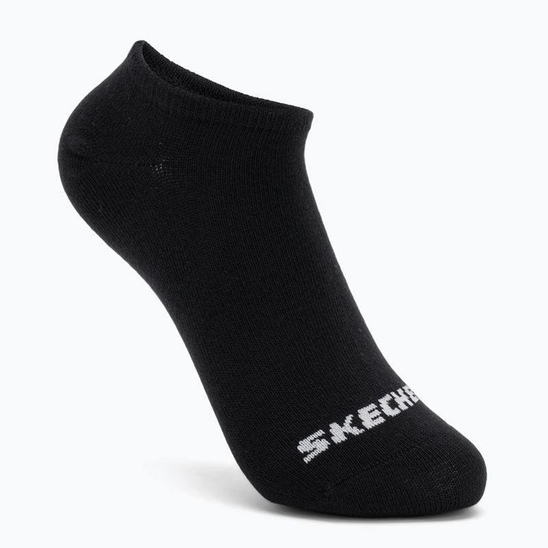 Skarpety dziecięce SKECHERS Non Terry No Show 3 pary white/grey 4