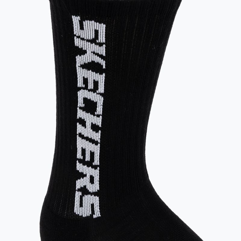 Skarpety SKECHERS Terry Crew 1/2 3 pack black 3