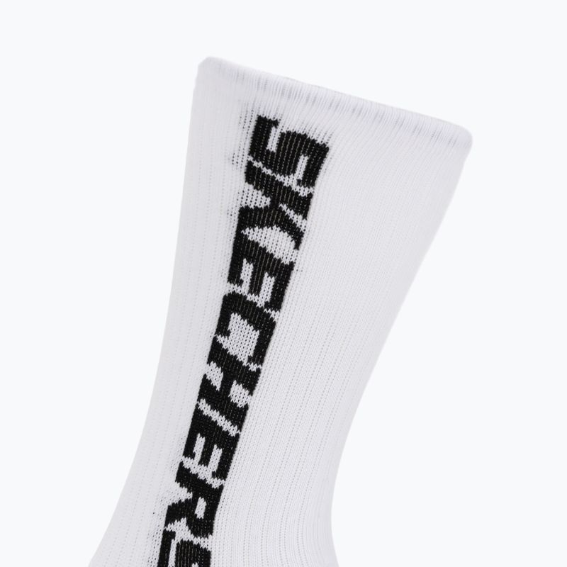 Skarpety SKECHERS Terry Crew 1/2 3 pack grey/black 4