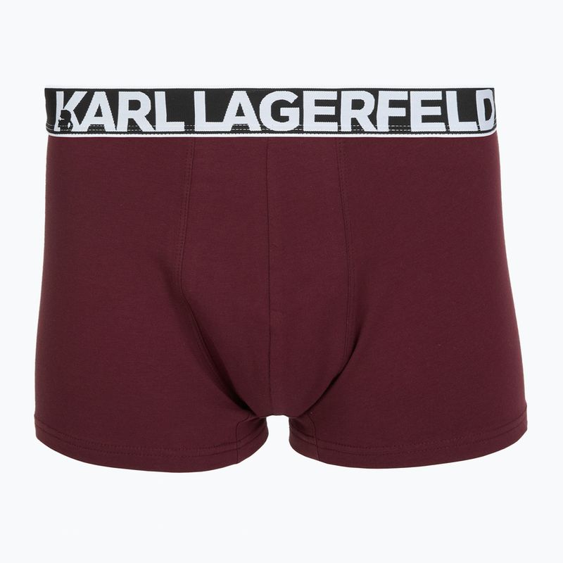 Bokserki męskie KARL LAGERFELD Bold Elastic Trunk 3 pary windsor/black/ash 3