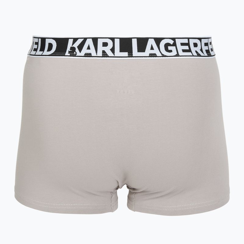 Bokserki męskie KARL LAGERFELD Bold Elastic Trunk 3 pary windsor/black/ash 5