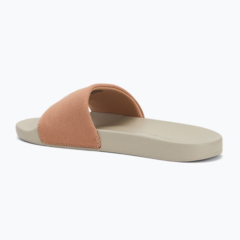 Klapki damskie Calvin Klein YW0YW01835 Slide Monogram Wn tuscany/eggshell 3