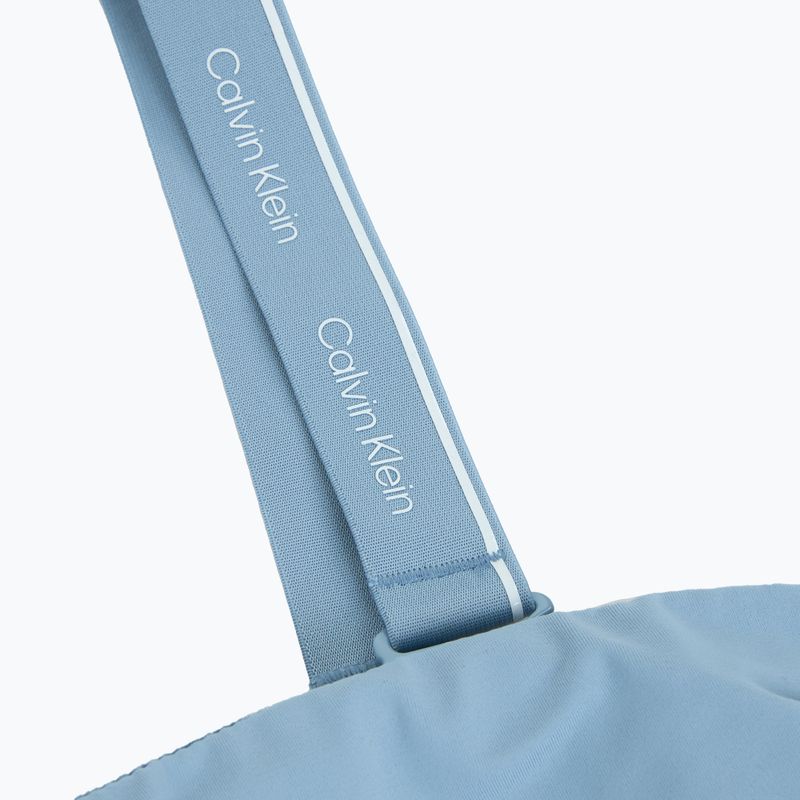 Góra od stroju kąpielowego Calvin Klein KW0KW02731 Removable Straps - RP faded denim 3
