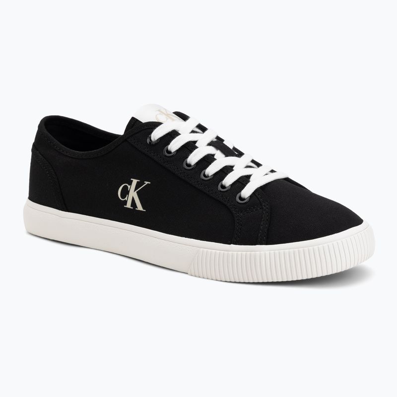 Trampki męskie Calvin Klein YM0YM01209 3 Ess Vulc Low Mg Canvas ck black/bright white