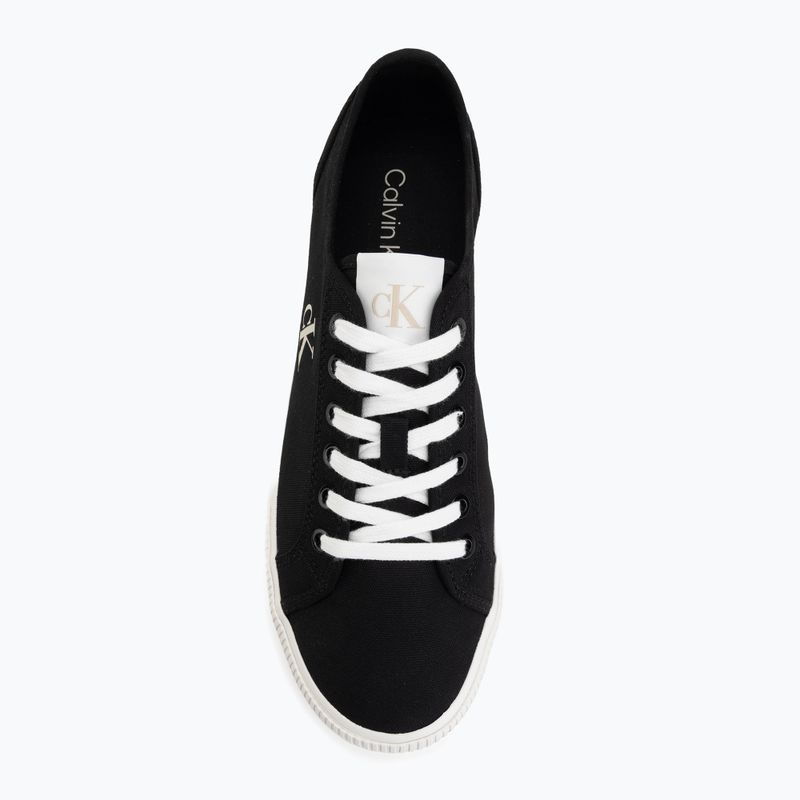 Trampki męskie Calvin Klein YM0YM01209 3 Ess Vulc Low Mg Canvas ck black/bright white 5