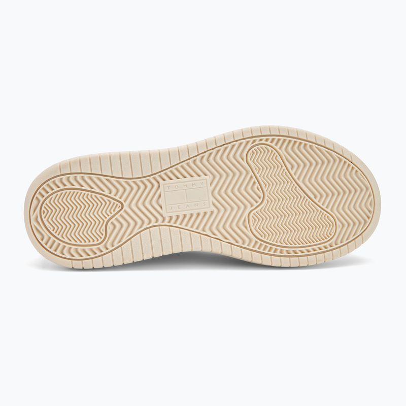 Buty damskie Tommy Jeans Retro Basket Flatform ecru/misty sage 4