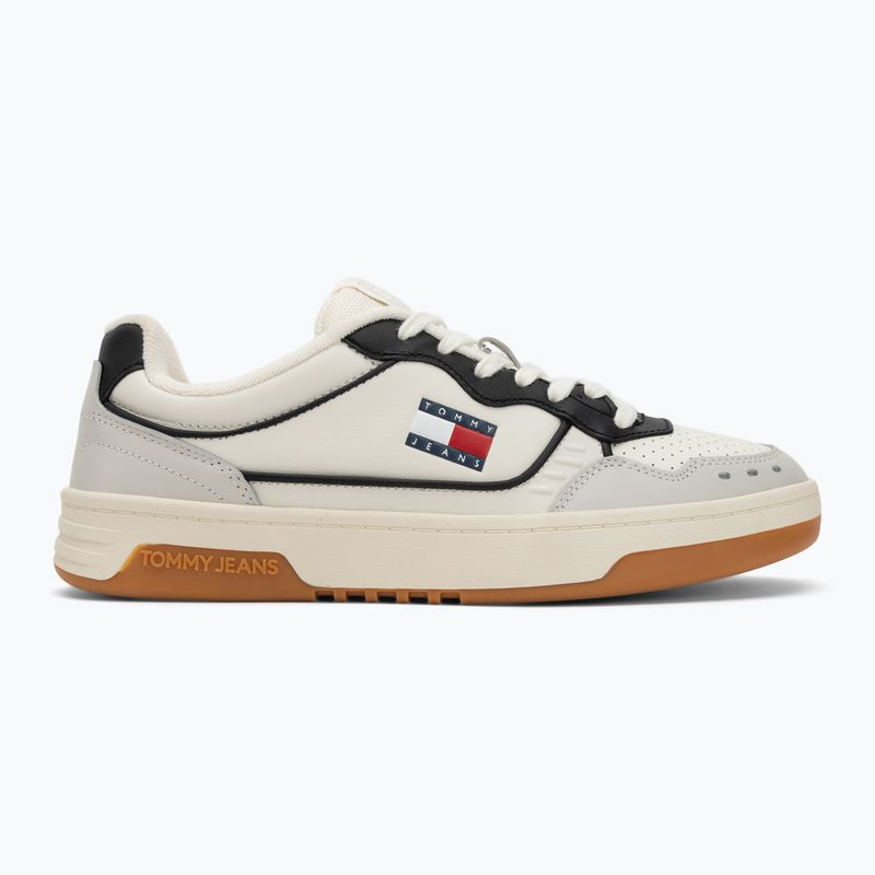Buty męskie Tommy Jeans Cupsole Elevated Leather ivory 2