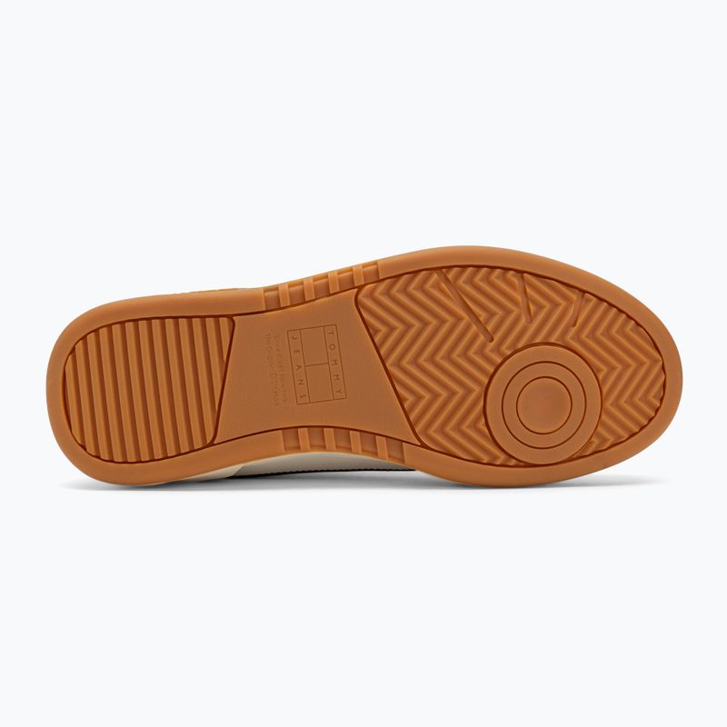 Buty męskie Tommy Jeans Cupsole Elevated Leather ivory 4